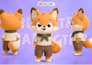create cute 3d character modeling, cartoon characters and mascot for animation